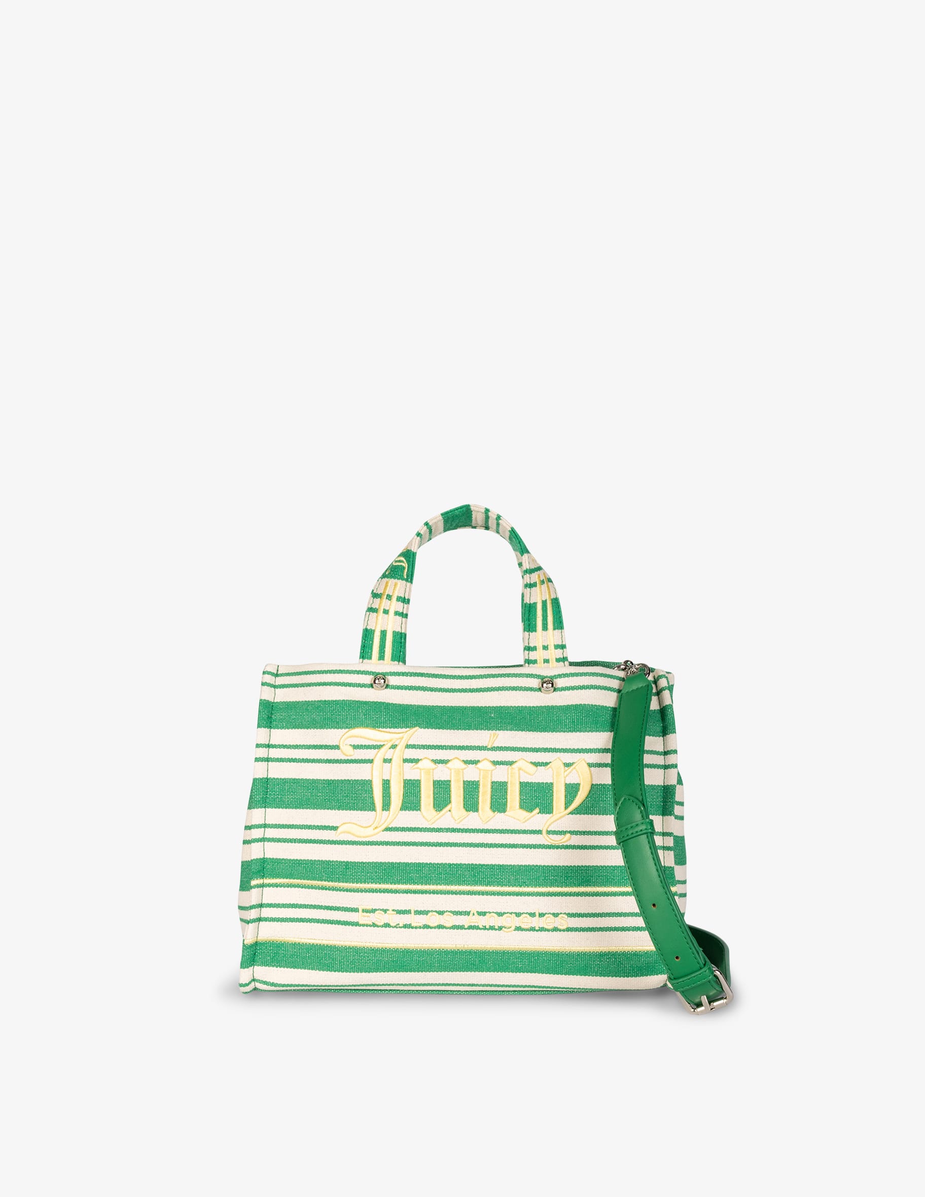 Shop Juicy Couture Iris stripes M tote bag on Rinascente
