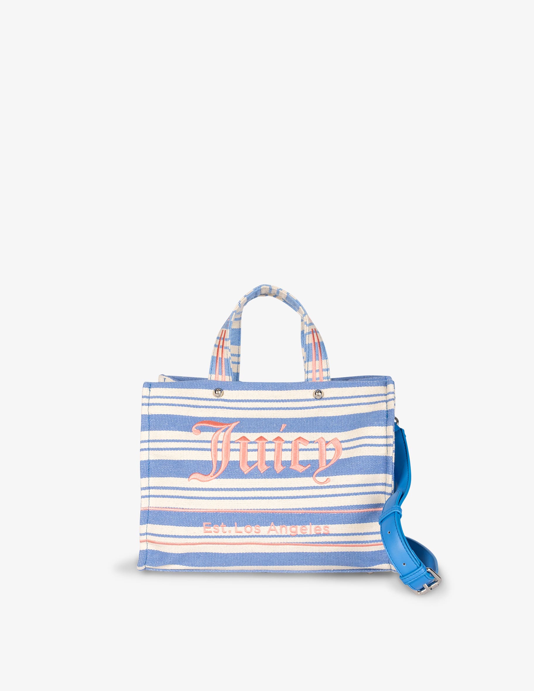 Shop Juicy Couture Iris stripes M tote bag on Rinascente