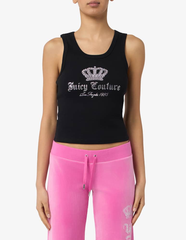 rinascente Juicy Couture Gothic crown tank top