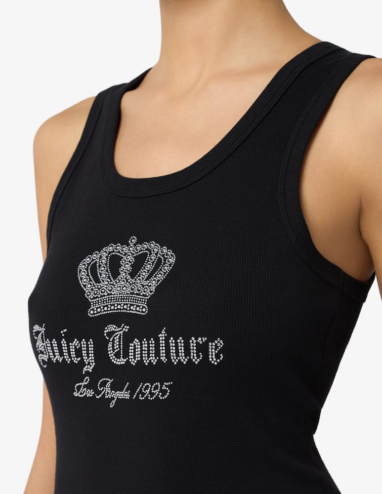rinascente Juicy Couture Gothic crown tank top