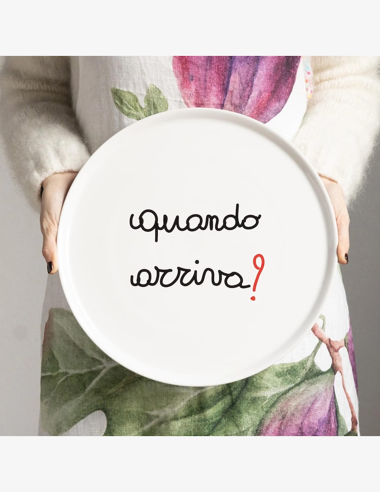 Simple Day Piatto Pizza Quando Arriva 31 5 Cm - immagine 1 Simple Day Piatto Pizza Quando Arriva 31 5 Cm - immagine 1
