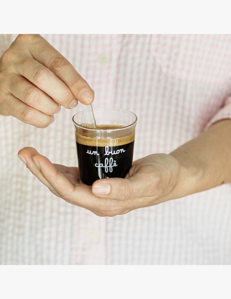 rinascente Simple Day Set 4 Glasses Espresso Un Buon Caffè