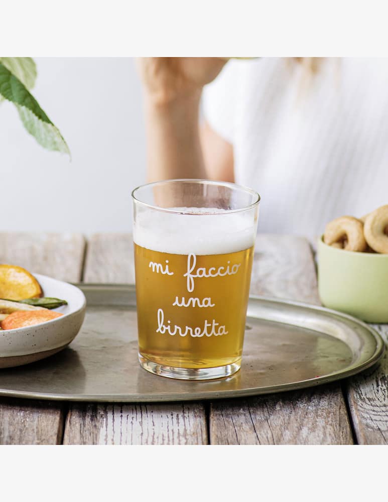 rinascente Simple Day Bicchiere Birra Mi Faccio Una Birretta 