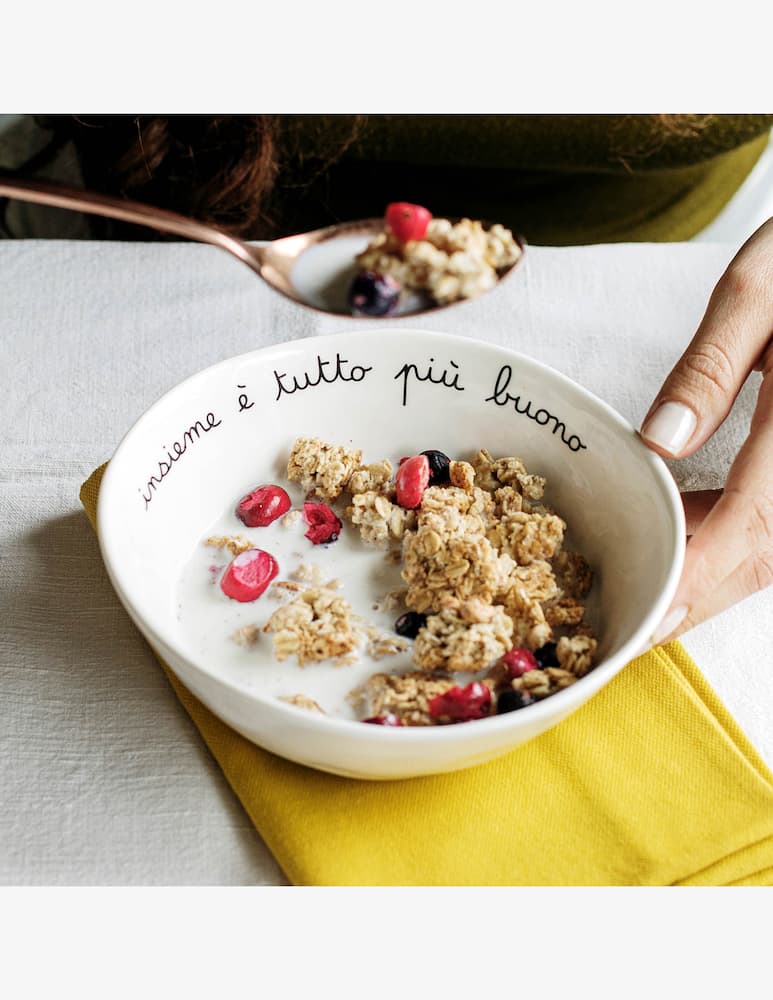 rinascente Simple Day Coppette In Gres Insieme È Tutto Più Buono Set 2 Pz