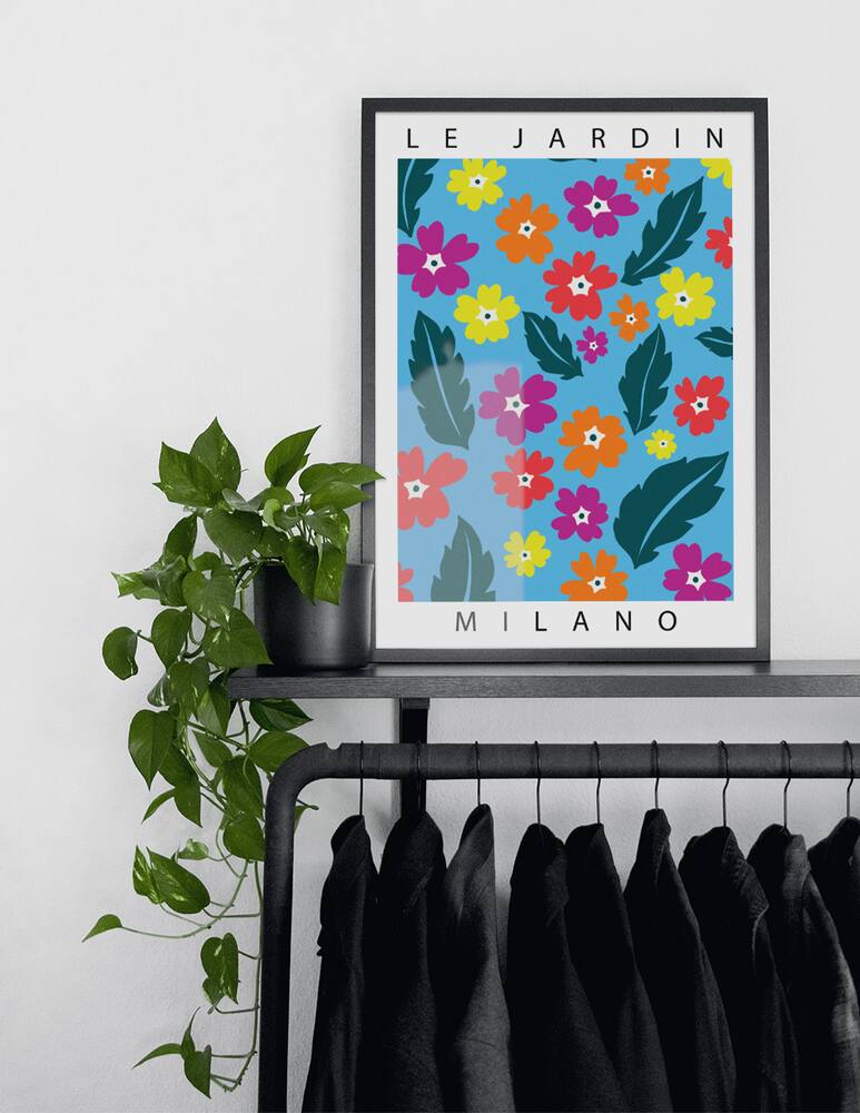 rinascente Kapolab Le Jardin Milano poster - Multi