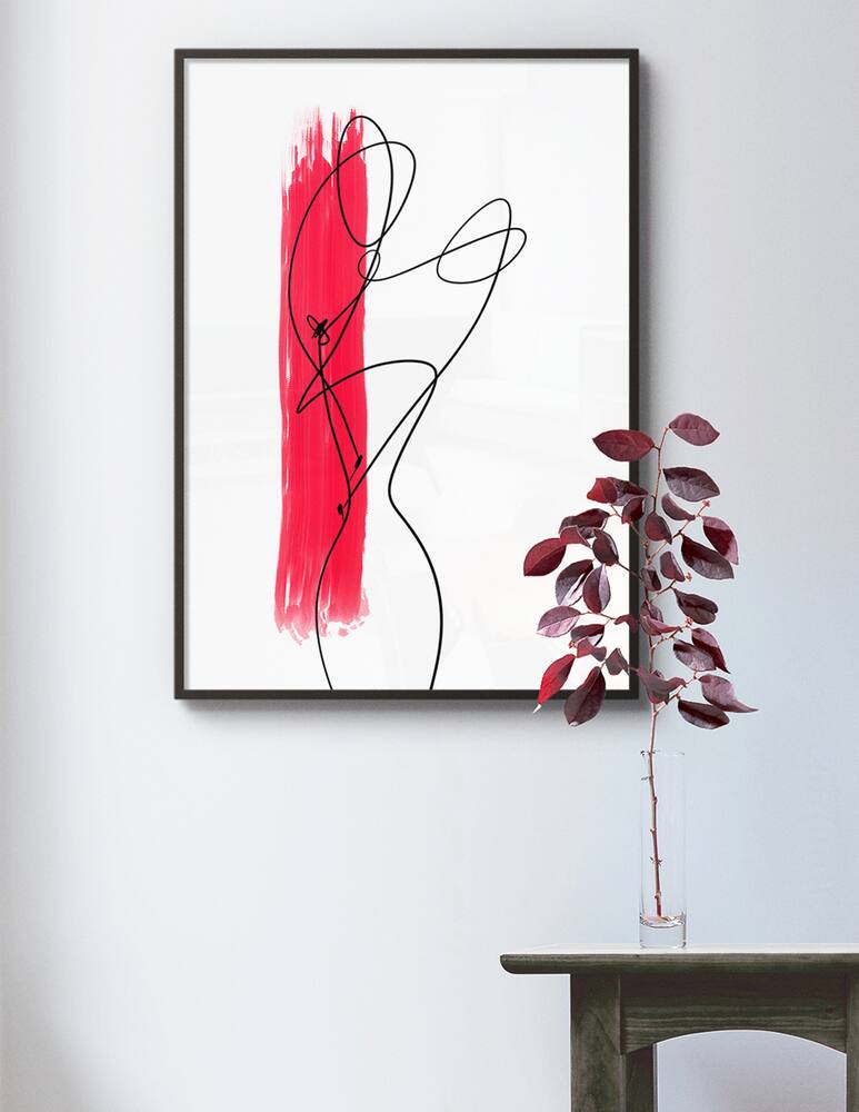 rinascente Kapolab Red Mother, stampa su carta opaca 210 gr. - Multicolor