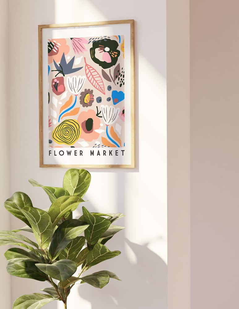 rinascente Kapolab Flower Market 2 Poster