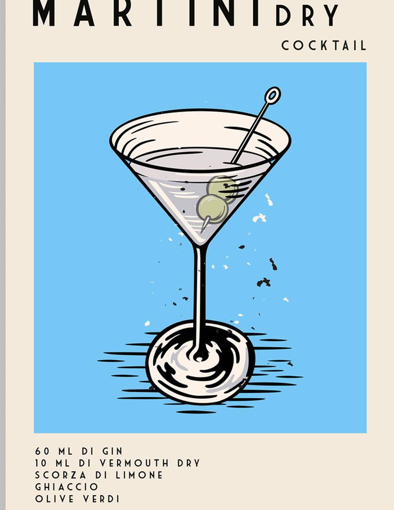 Kapolab Martini Cocktail Poster - immagine 1 Kapolab Martini Cocktail Poster - immagine 1