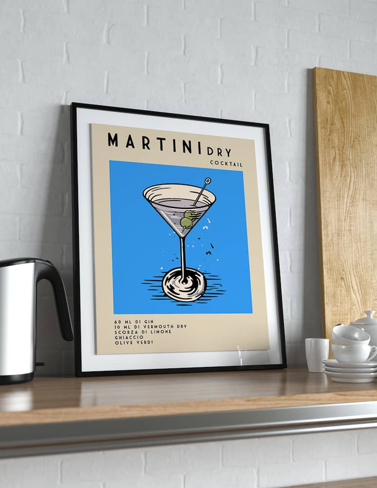 rinascente Kapolab Martini Cocktail Poster