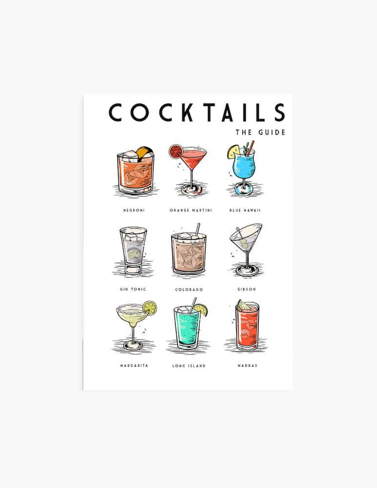 Kapolab Cocktails Guide Poster - immagine 1 Kapolab Cocktails Guide Poster - immagine 1