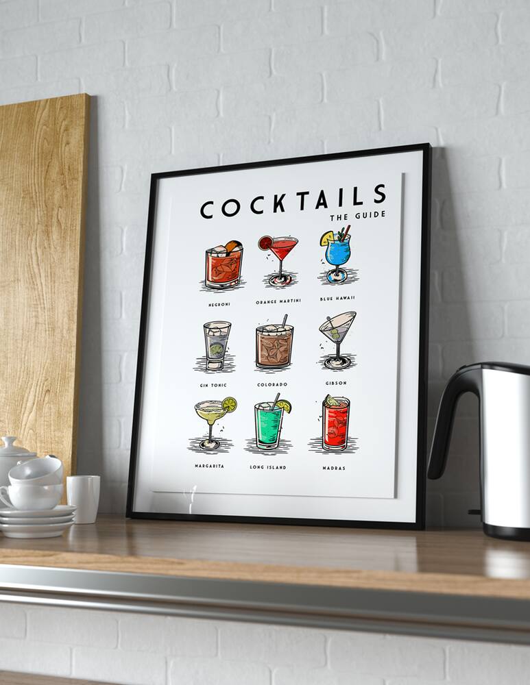 rinascente Kapolab Cocktails Guide Poster