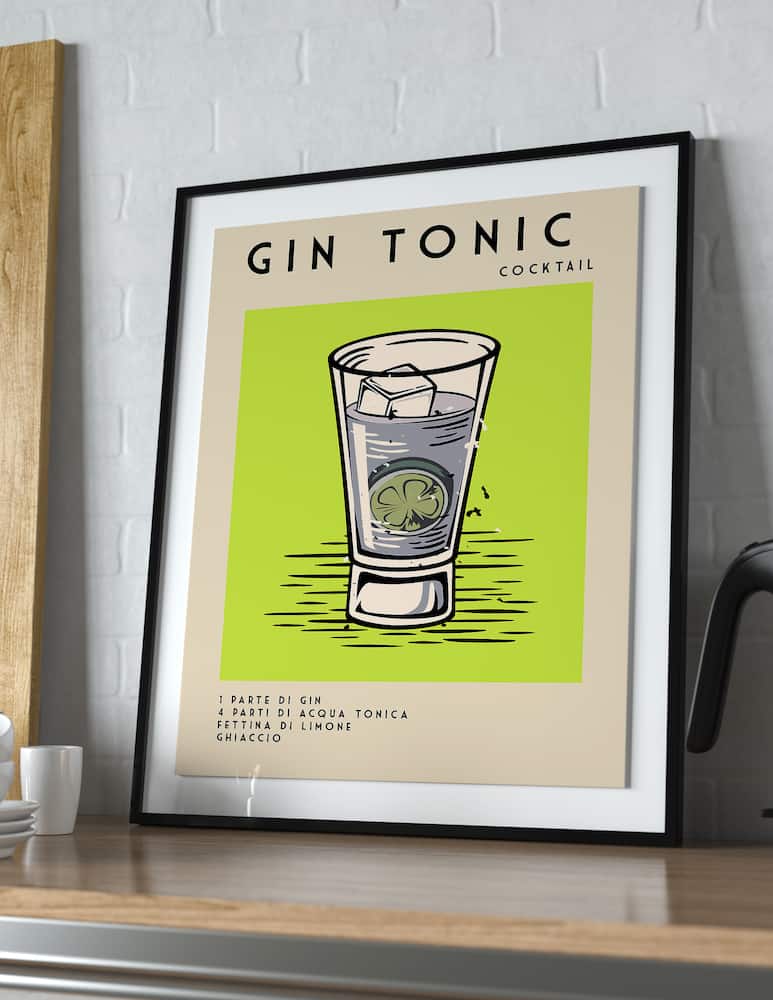 rinascente Kapolab Gin Tonic Cocktail Poster