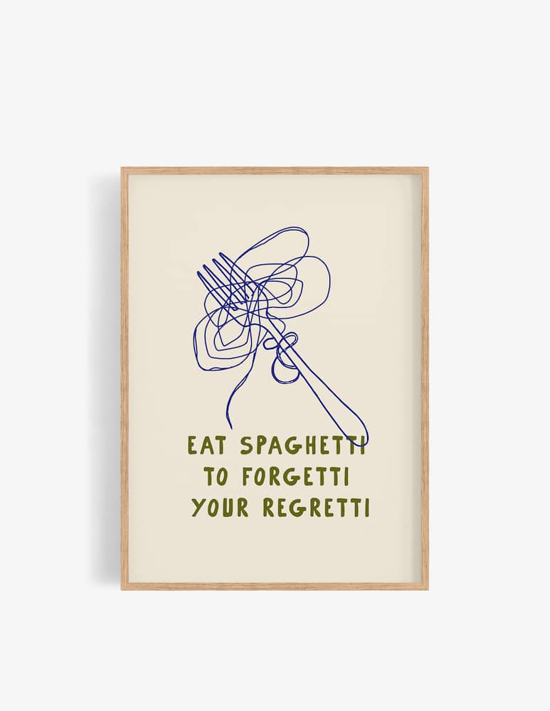rinascente Kapolab Less Spaghetti Poster