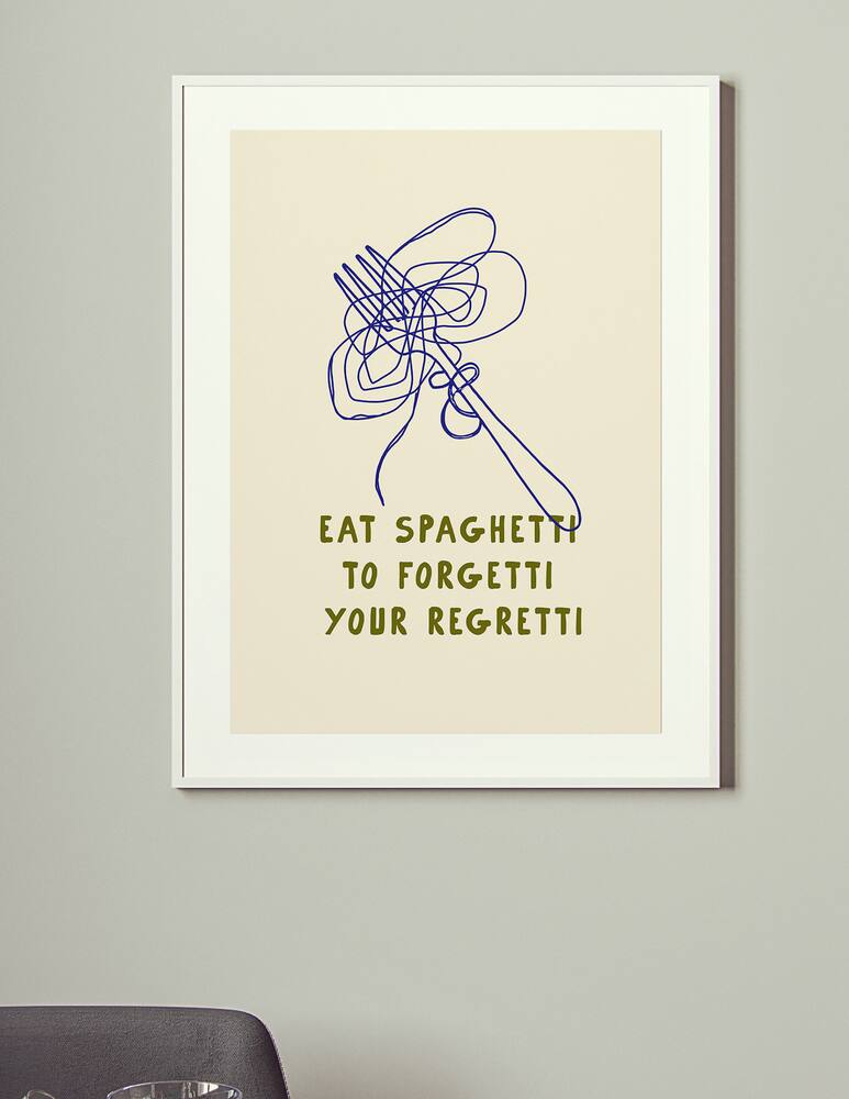 rinascente Kapolab Less Spaghetti Poster