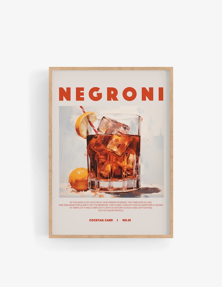 Kapolab Negroni Vintage Poster - immagine 1 Kapolab Negroni Vintage Poster - immagine 1