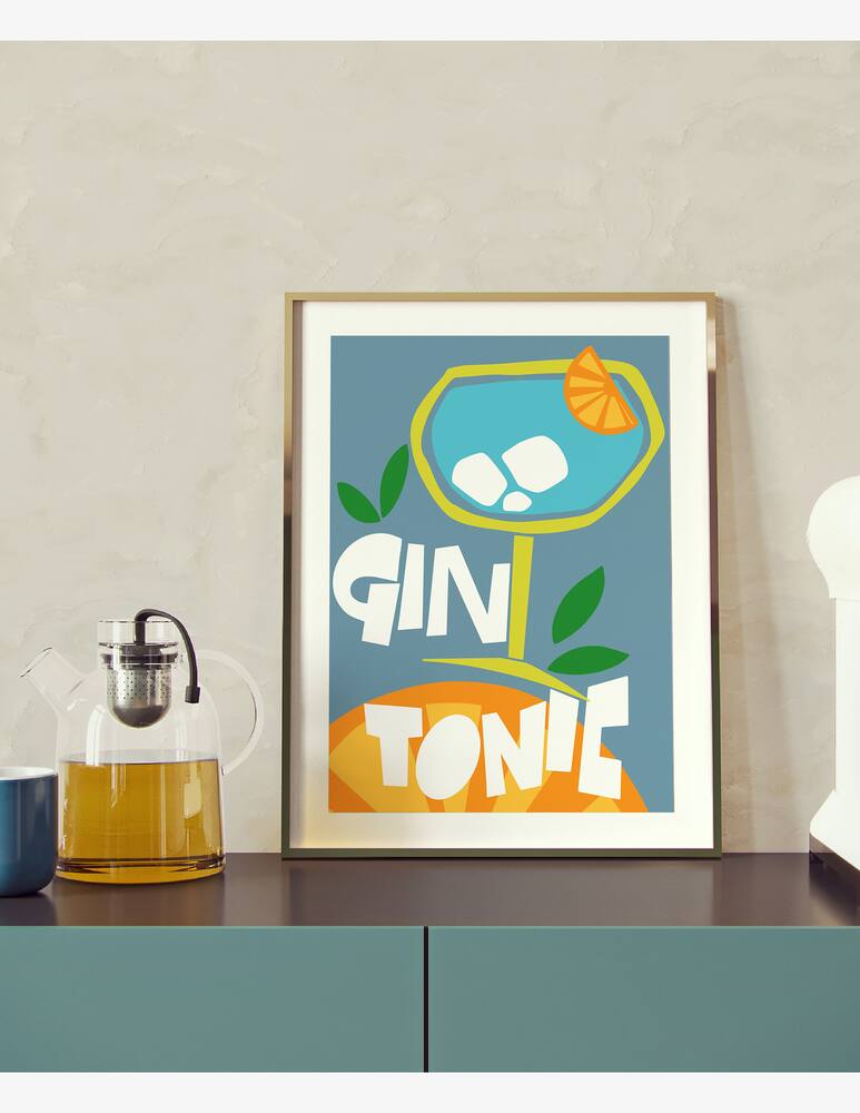 rinascente Kapolab Gin Tonic Pop Poster