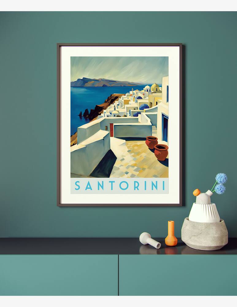 rinascente Kapolab Santorini Poster