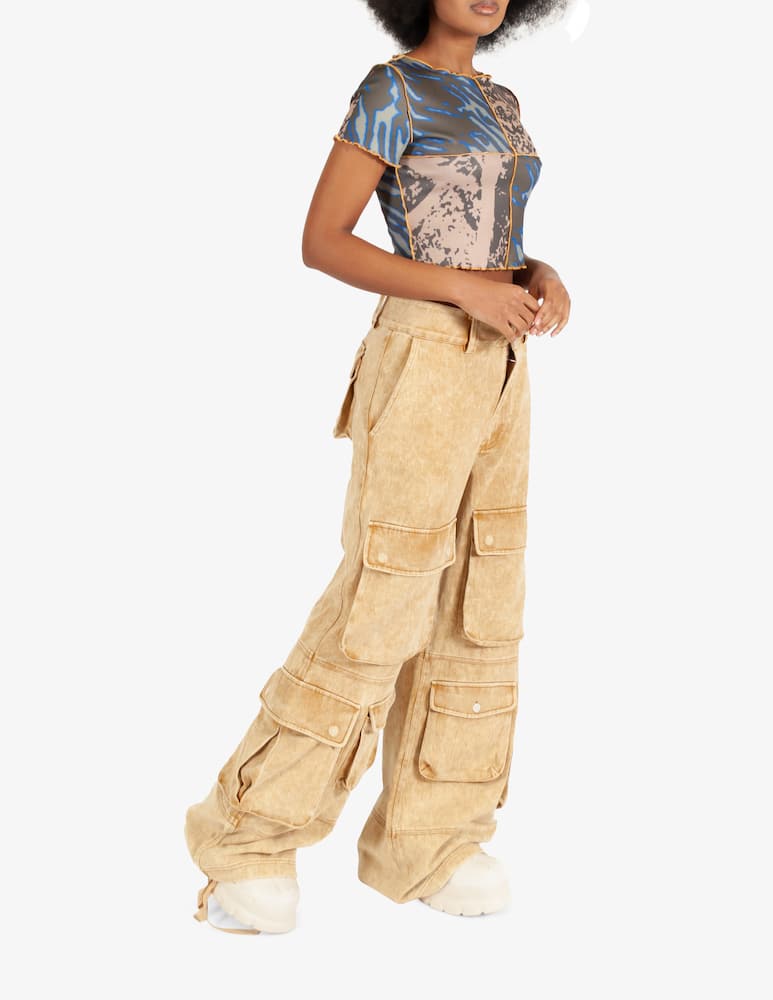 rinascente Untitled Artworks Cargo wide jeans