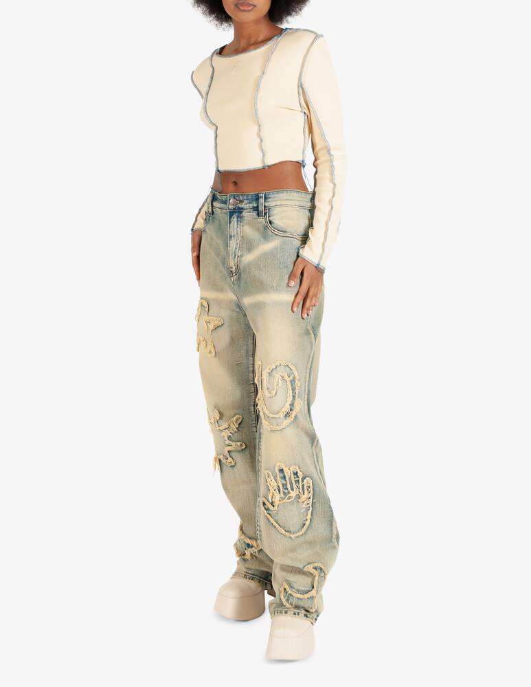 rinascente Untitled Artworks Jeans cargo wide