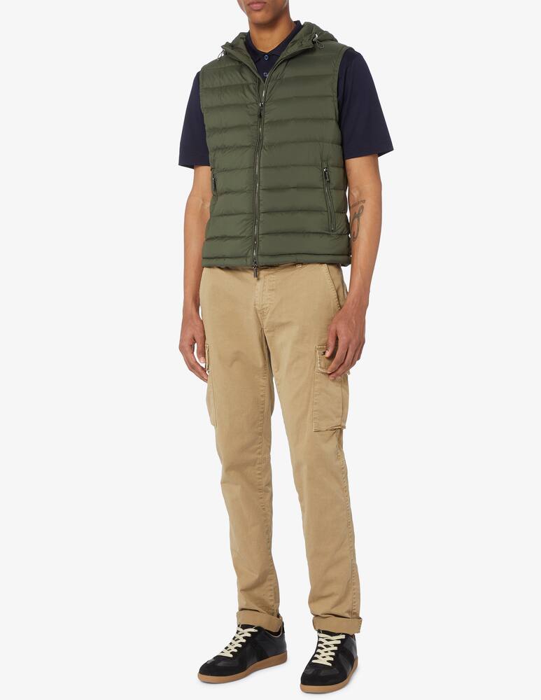 rinascente MooRER Padded vest with hoodie 