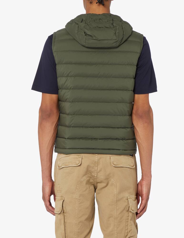 rinascente MooRER Padded vest with hoodie 