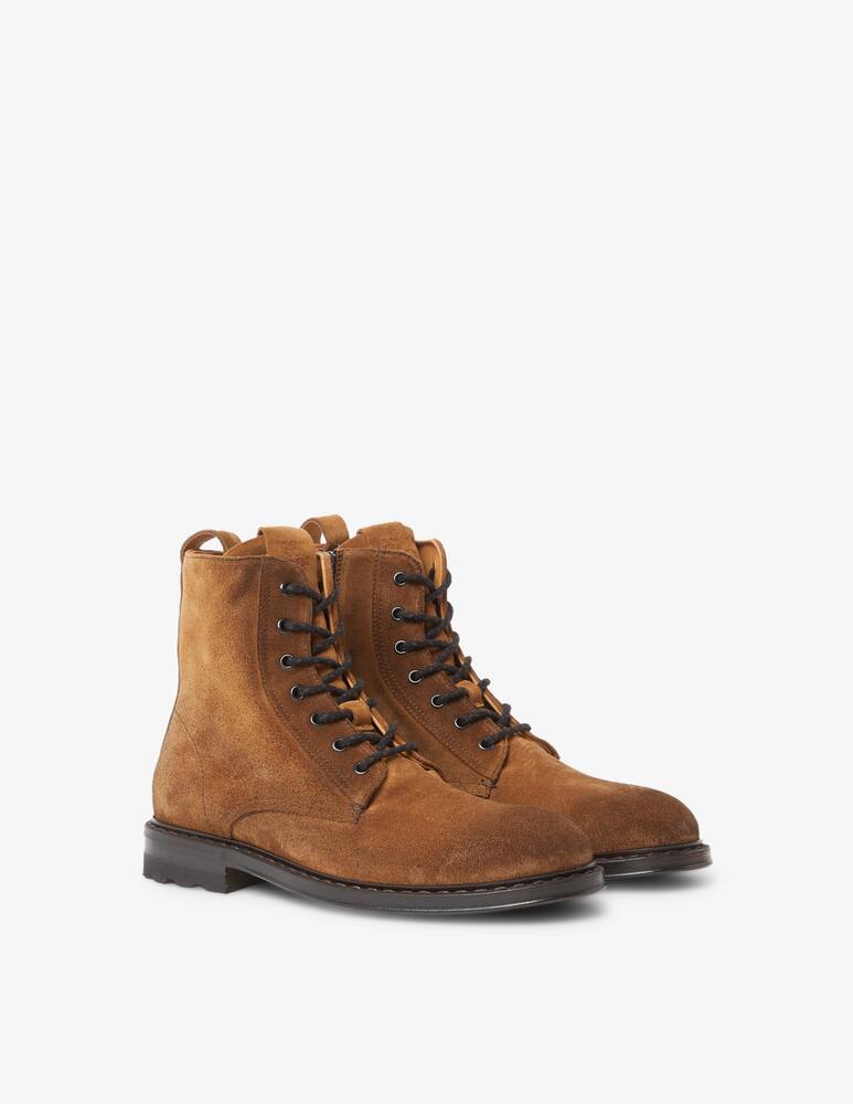 rinascente Fabi Velour sattle ankle boots