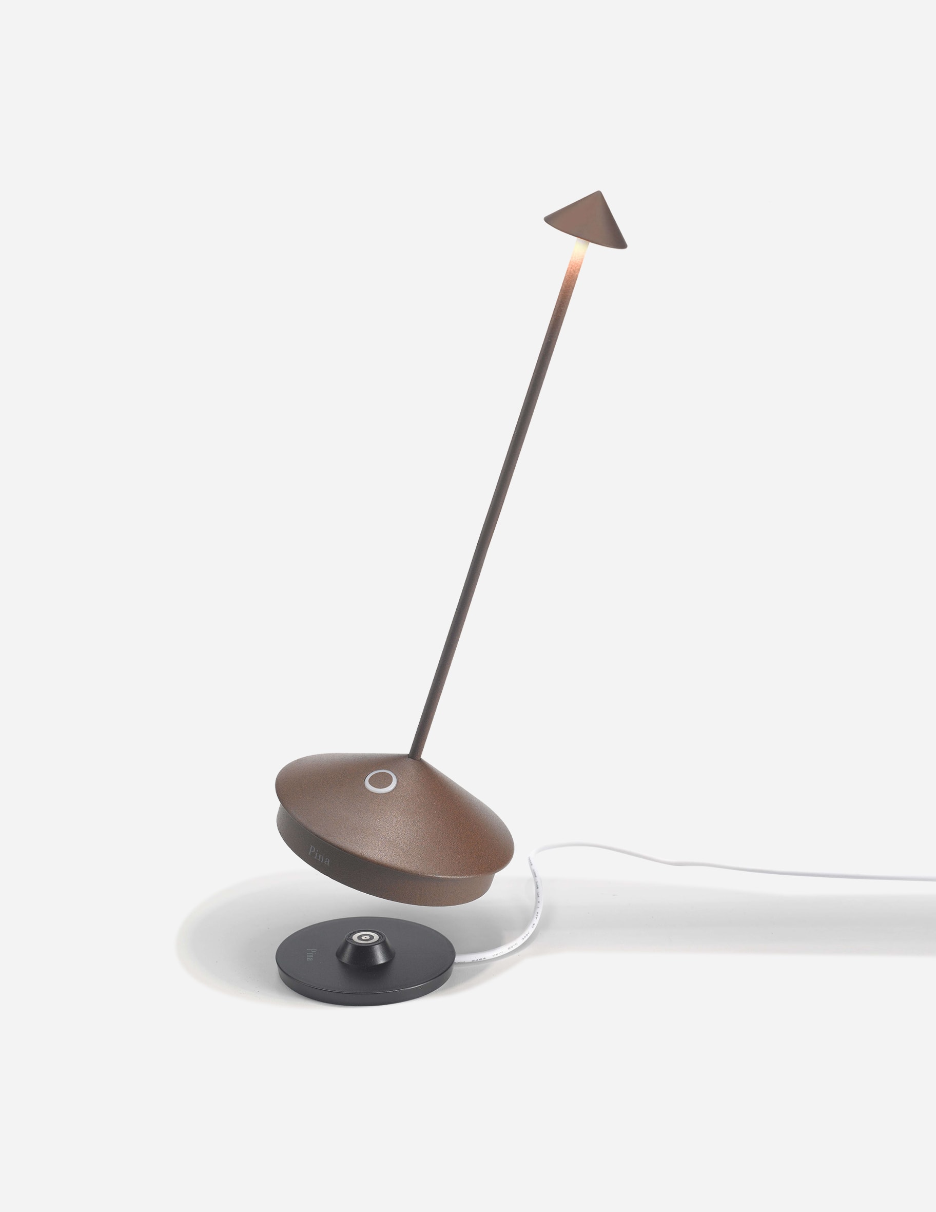 Zafferano S.r.l. Pina Pro, Lampada Da Tavolo Ricaricabile Foglia D Zafferano Srl