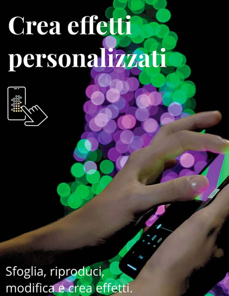 rinascente Twinkly Dots Stringa 250 Led 16 Mil. di Colori/ Bianco Caldo II Gen. - Multicolor