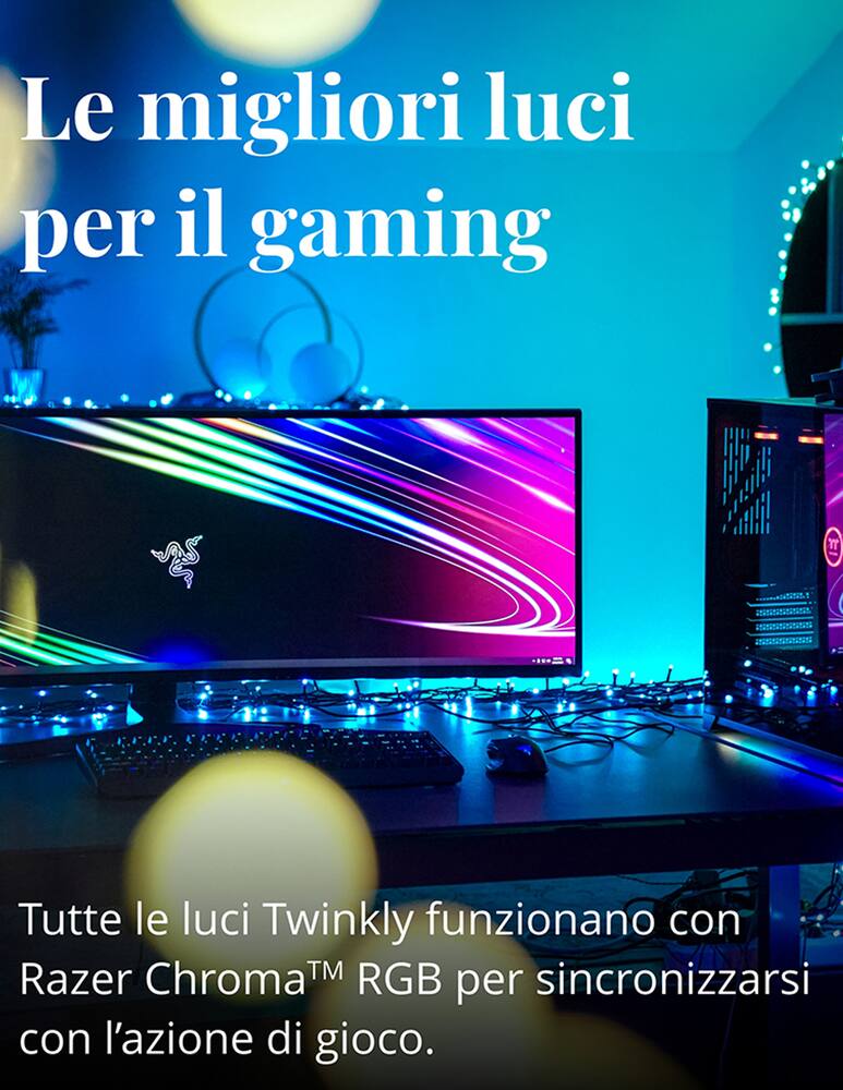 rinascente Twinkly Strings Special Ed. 250 RGB+W LED – Generation II