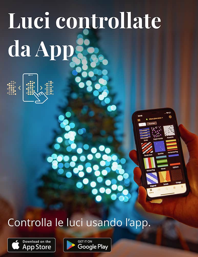 rinascente Twinkly Strings – Luci Smart con 600 LED RGB