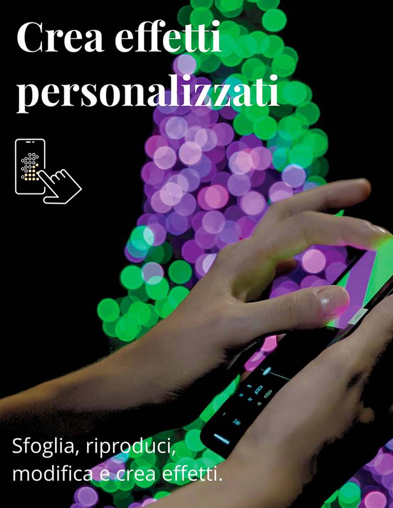 rinascente Twinkly Catena Led RGB 48 metri 600 Led