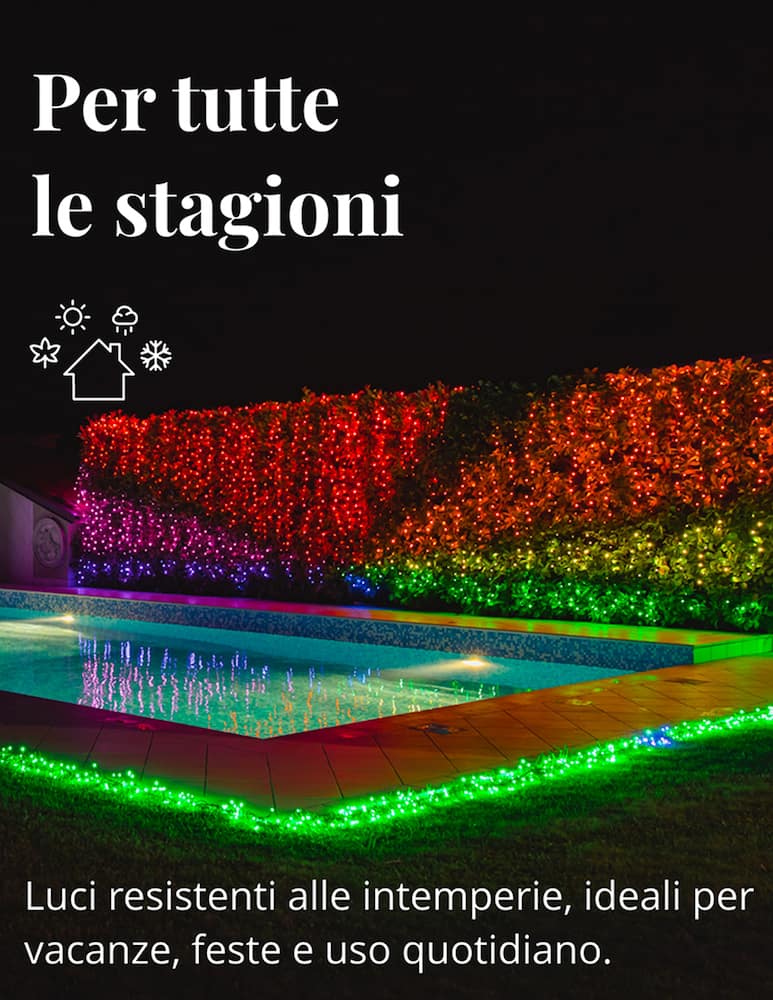 rinascente Twinkly Catena Led RGB 48 metri 600 Led