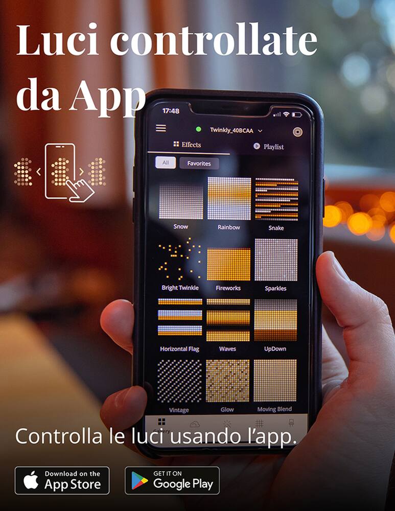 rinascente Twinkly Strings Gold Edition 400 AWW LED – Generation II