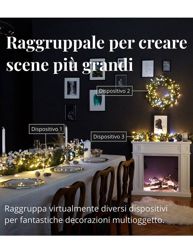 rinascente Twinkly Strings Gold Edition 400 AWW LED – Generation II