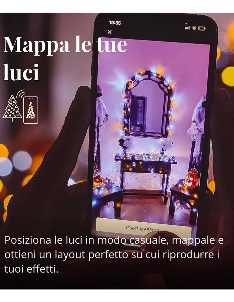 rinascente Twinkly Strings Gold Edition 400 AWW LED – Generation II