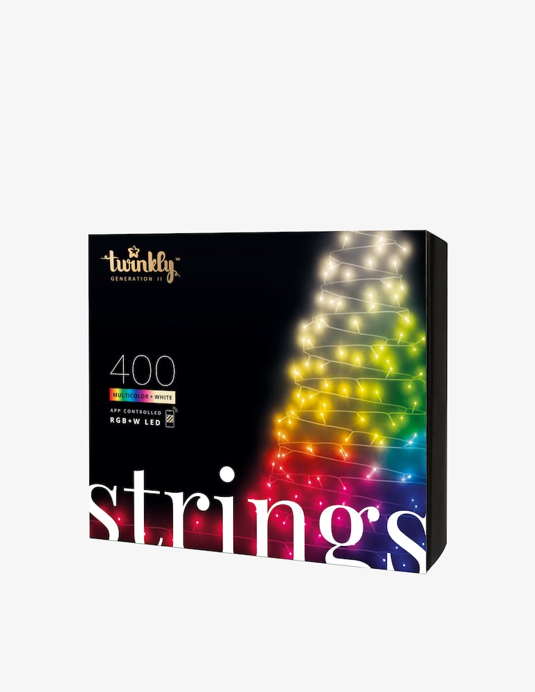 rinascente Twinkly Strings – Luci Smart con 400 LED RGB+Bianco Caldo