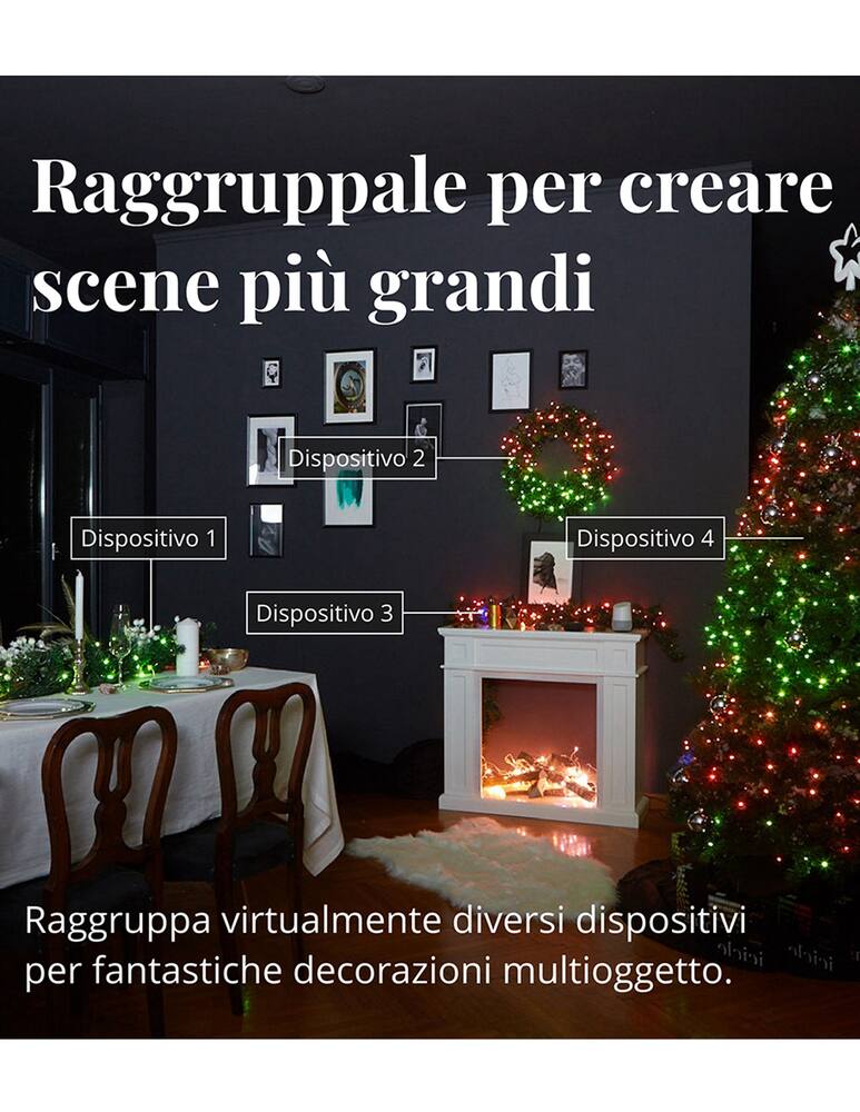 rinascente Twinkly Strings Special Ed. 400 RGB+W LED – Generation II