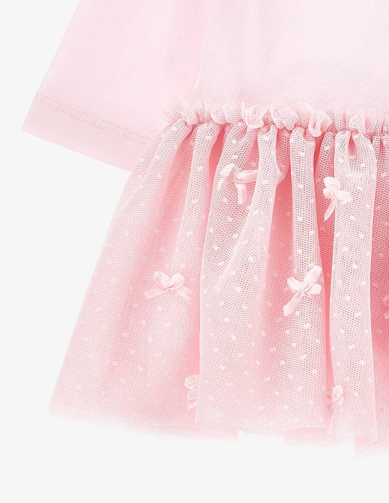 rinascente Monnalisa Love heart jersey dress