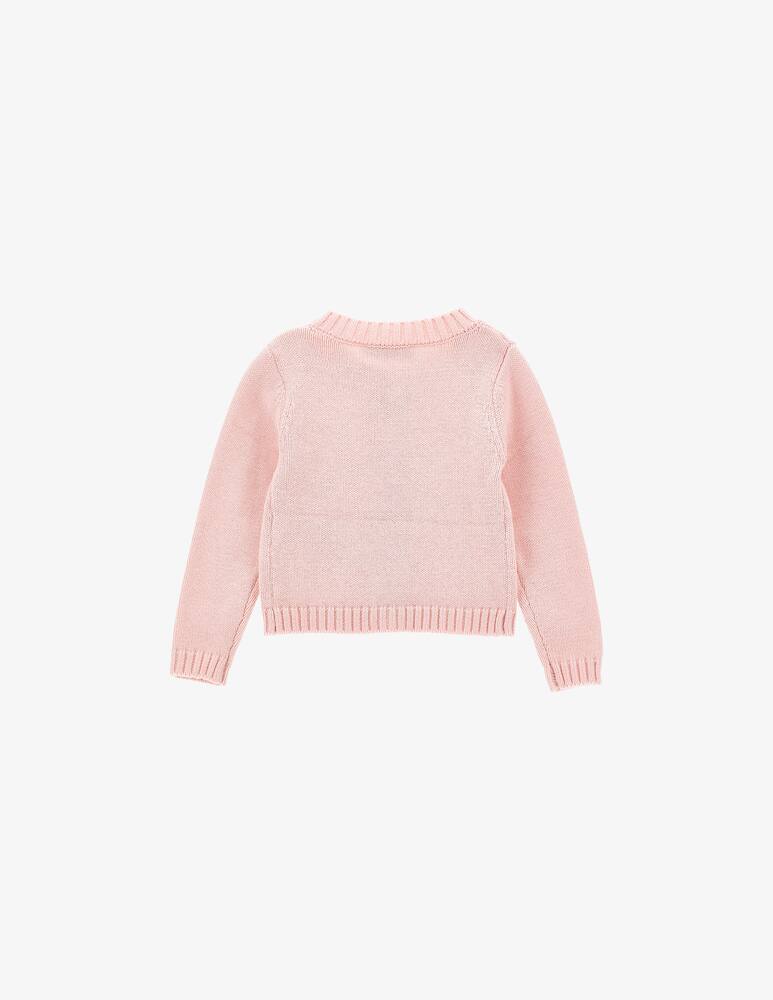 rinascente Monnalisa Bow detail cotton cardigan