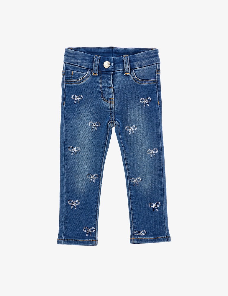 rinascente Monnalisa Jeans con fiocchi