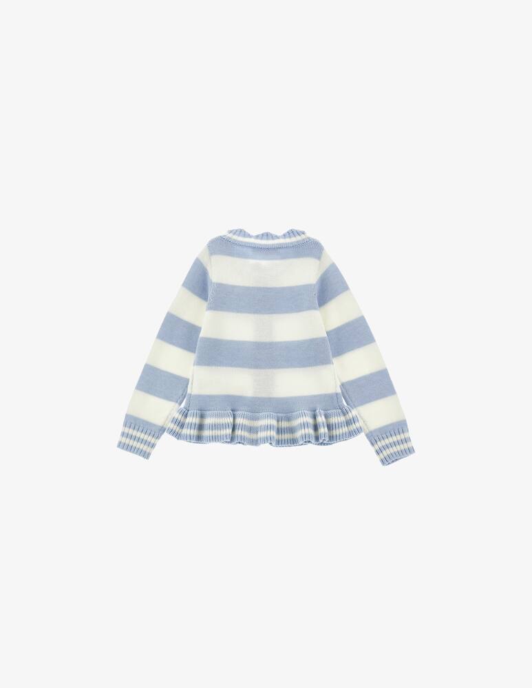 rinascente Monnalisa Striped wool blend cardigan
