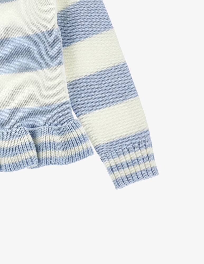 rinascente Monnalisa Striped wool blend cardigan