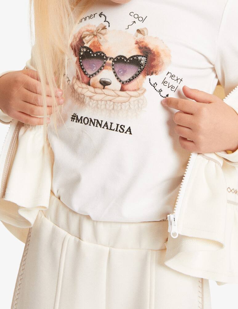 rinascente Monnalisa T-shirt a manica lunga Teddy