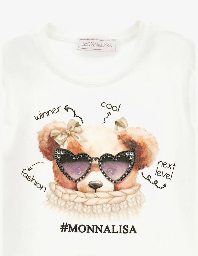 rinascente Monnalisa T-shirt a manica lunga Teddy