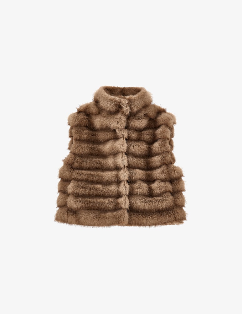 rinascente Monnalisa Faux fur vest