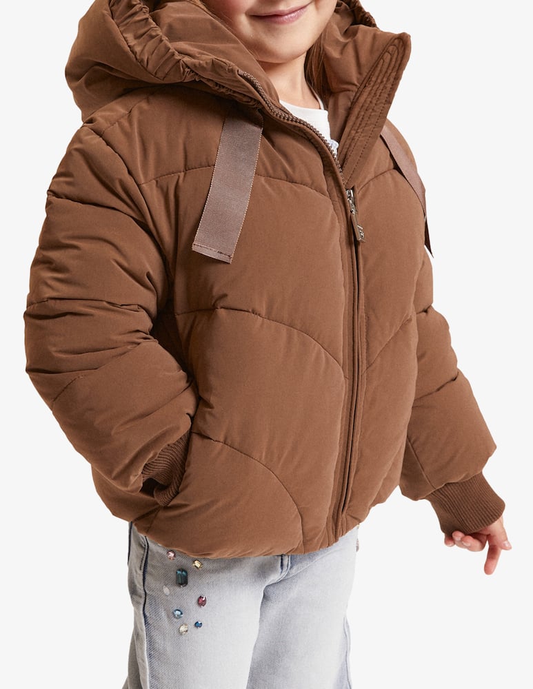 Monnalisa Hooded puffer jacket - picture 2