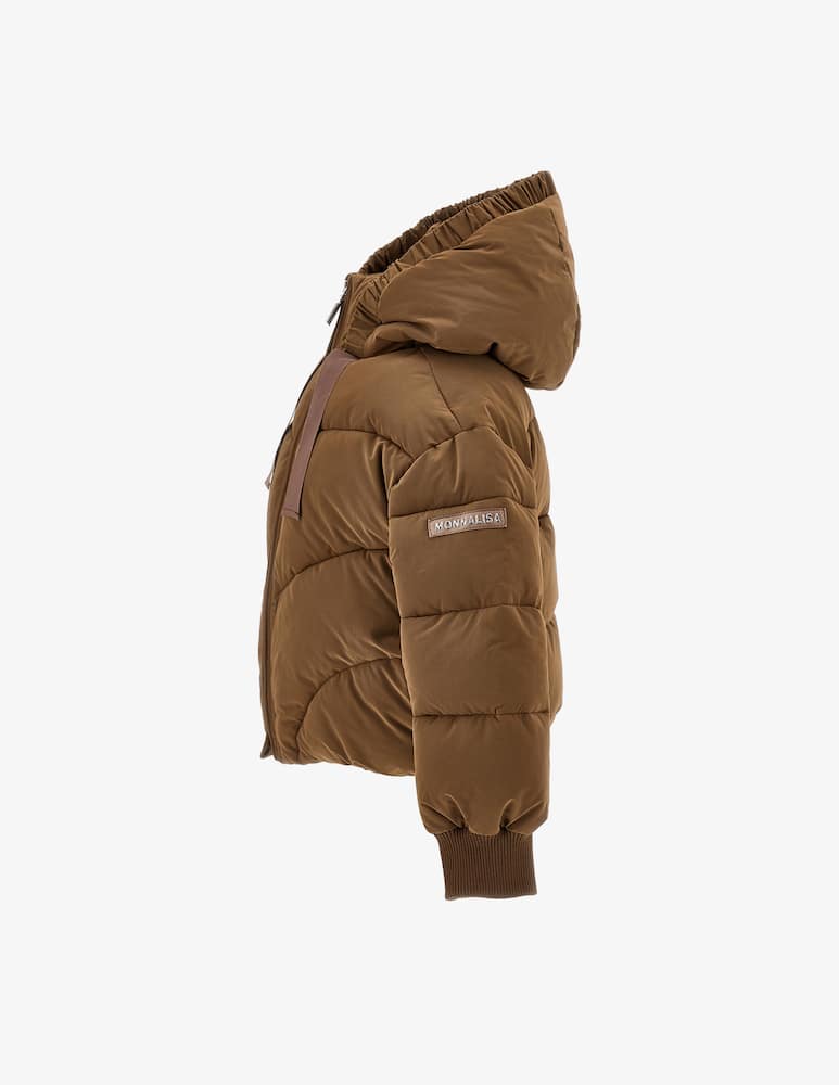 Monnalisa Hooded puffer jacket - picture 4