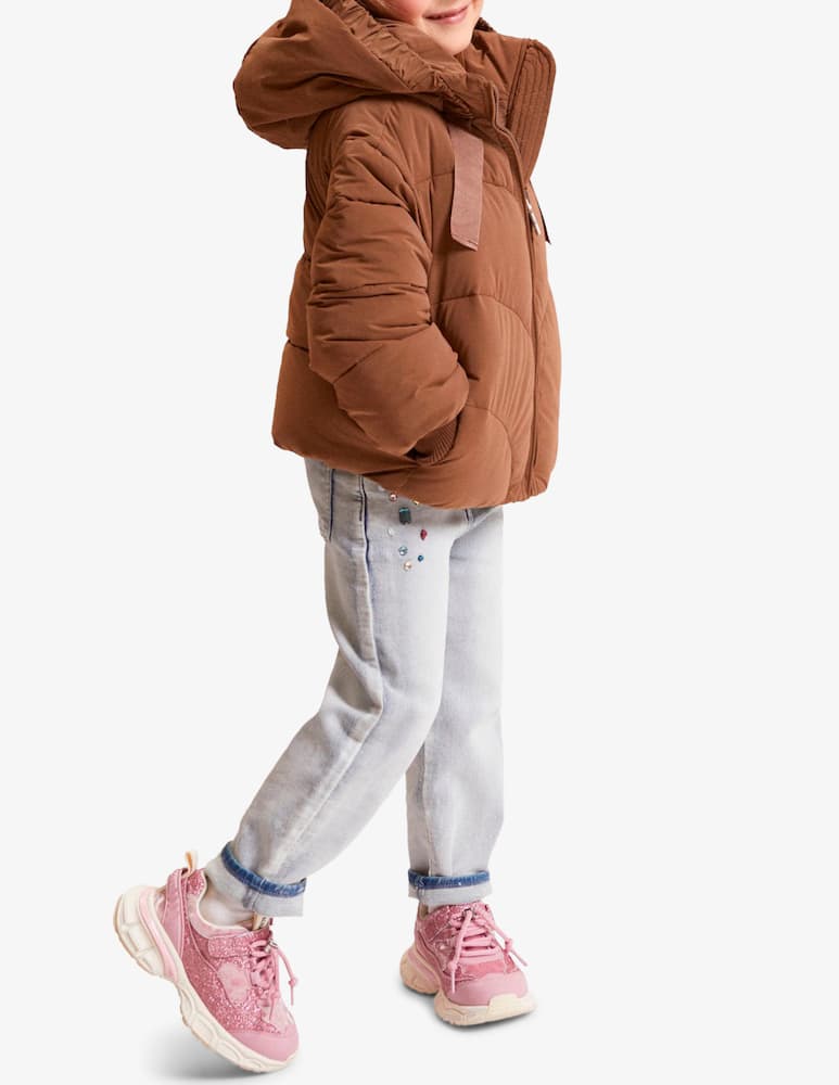 Monnalisa Hooded puffer jacket - picture 6