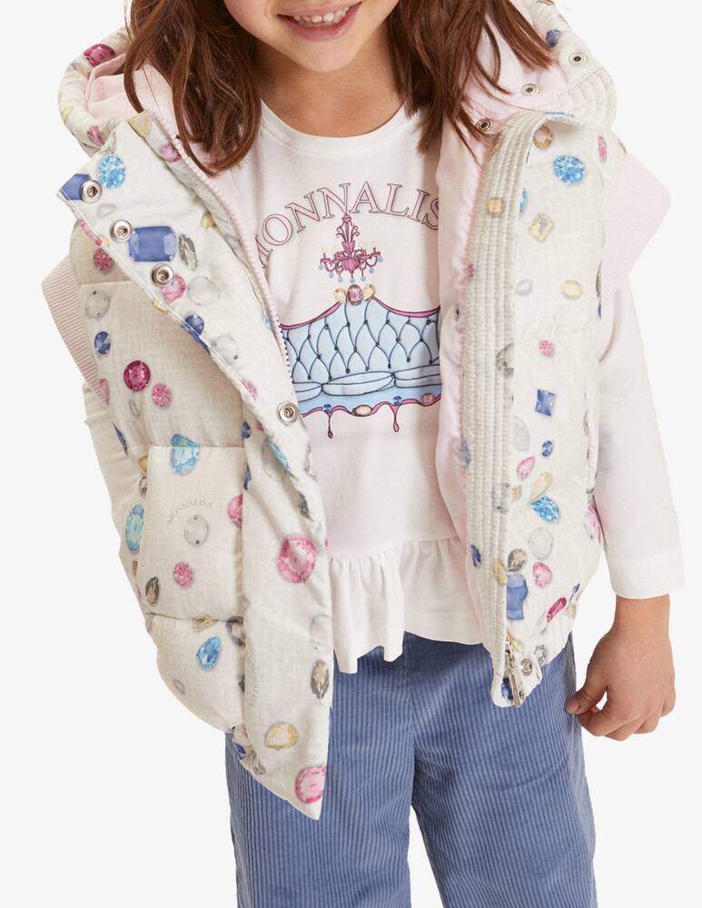 rinascente Monnalisa Padded hooded vest