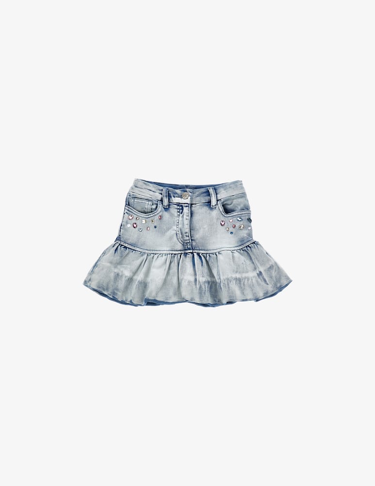 rinascente Monnalisa Stitch denim skirt